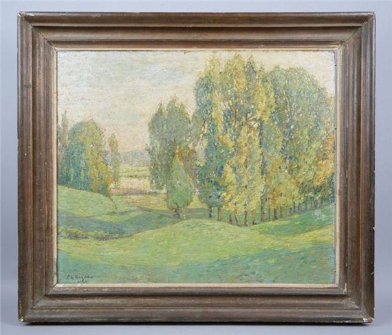 Pierre Gaston Rigaud | Landscape with poplars | MutualArt