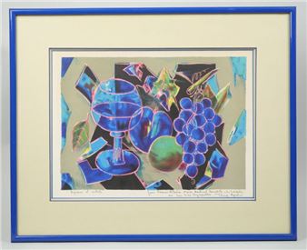 Still life with a glass of wine - Tony Agostini