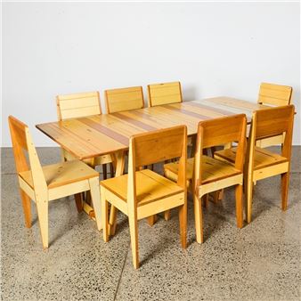 A Dinning Table and Eight Chairs - James Jagger