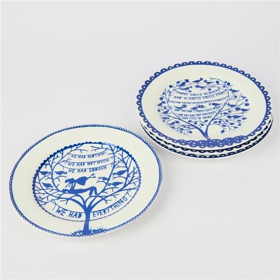 Rob Ryan | A Set of Four Rob Ryan Four Seasons Plates | MutualArt