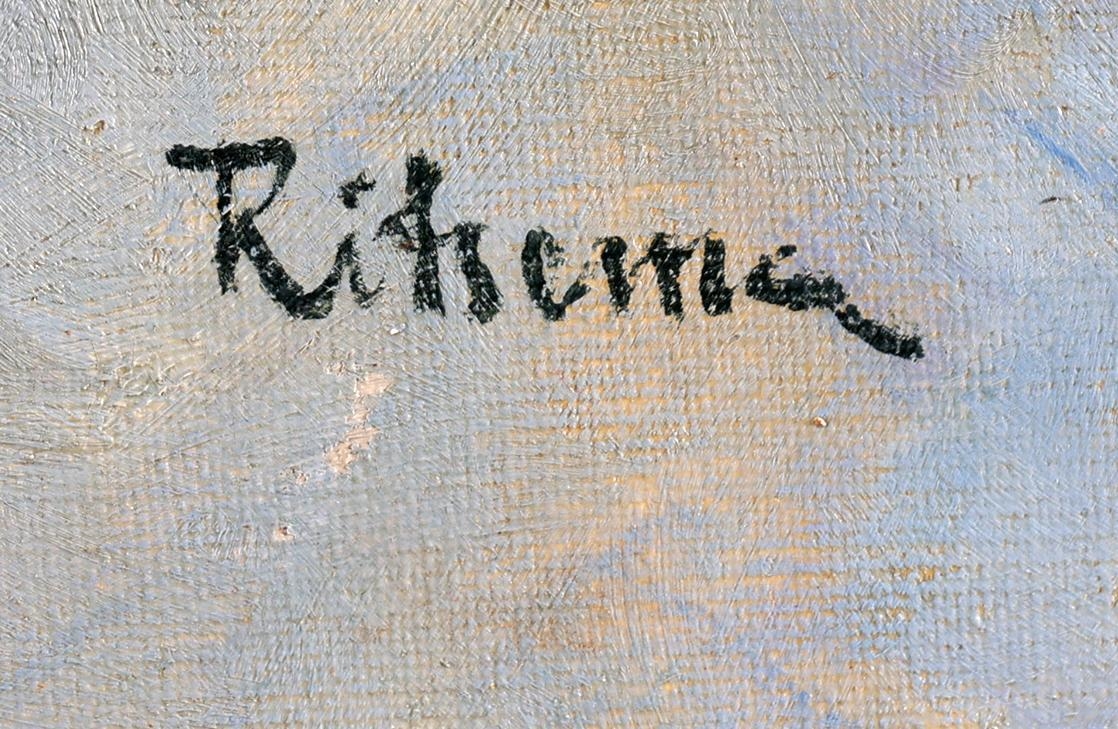 Artwork by Coba Ritsema, Gevarieerd bloemstilleven, Made of olieverf op doek