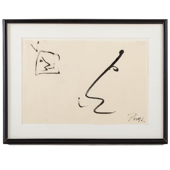 Profile and TV, acrylic - Nam June Paik