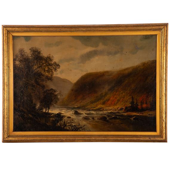 Hudson River Rapids - Alexander Helwig Wyant