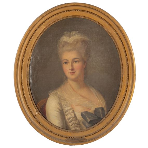 Portrait of a Young Woman - François-Hubert Drouais