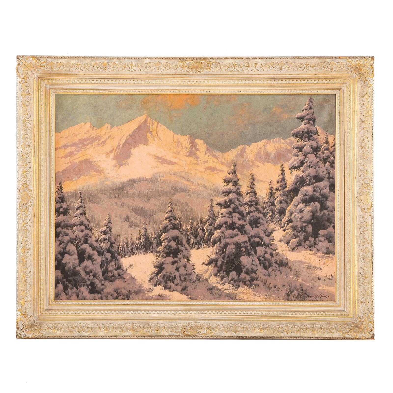 Laszlo Neogrady | Alpine Snowscape | MutualArt