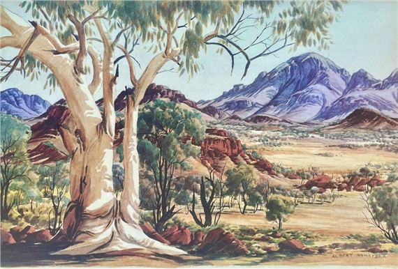 Aranda Tribal Country by Albert Namatjira