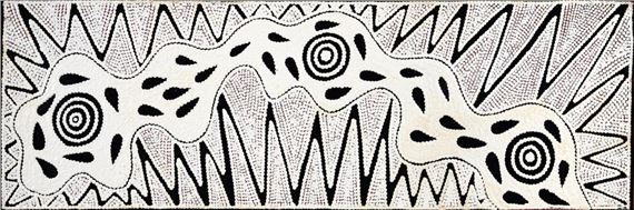 Pikilyi Jukurrpa (Vaughan Springs Dreaming) by Ursula Napangardi Hudson