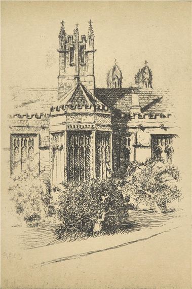 Residential Scene by Lloyd Rees, 1983