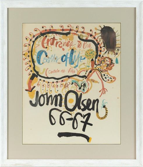 Entrance to the castle of life (Castelo de Vida - John Olsen