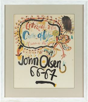 Entrance to the castle of life (Castelo de Vida - John Olsen