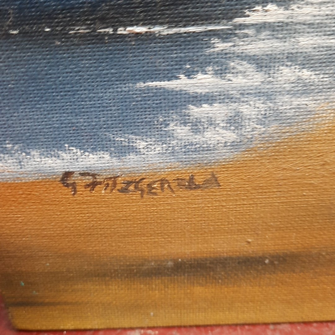 Artwork by C. Fitzgerald, Untitled, Made of Oil On Board