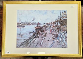 Harbour Scene - James Kay