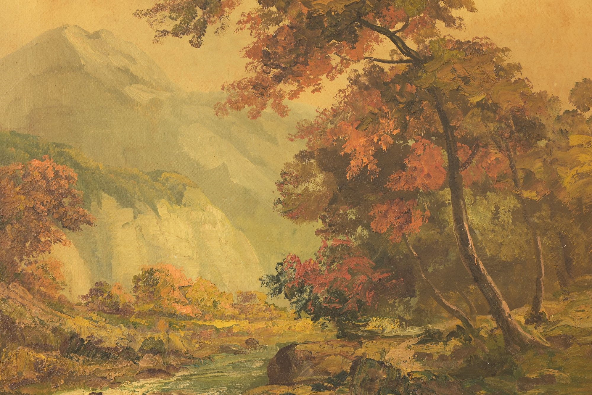 Rudolph Eicher | Impressionist River Landscape Painting | MutualArt