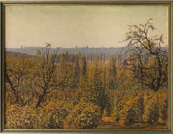 Autumn landscape - Gustave Cariot