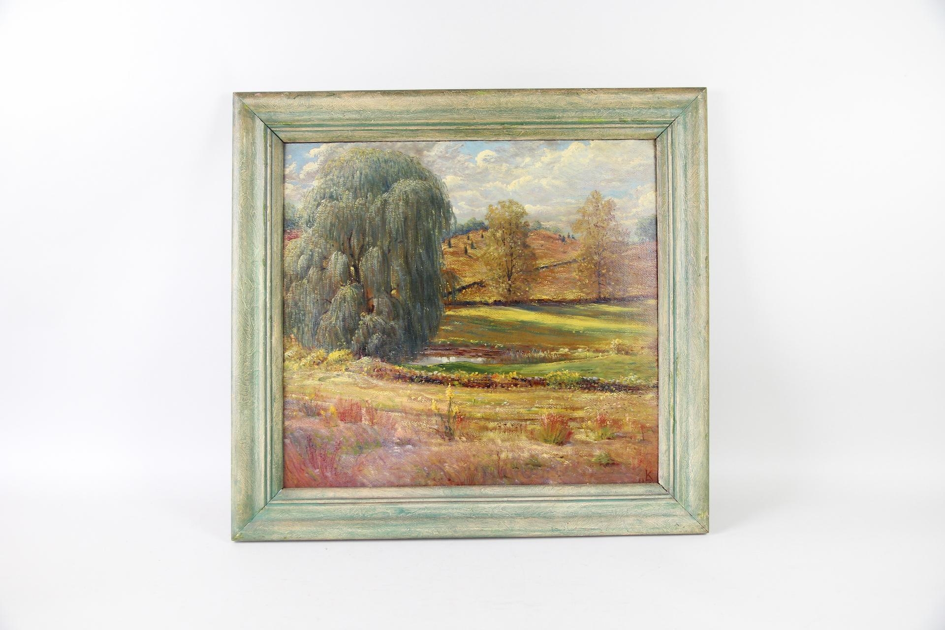 Artwork by Lorentz Kleiser, The Willow Tree