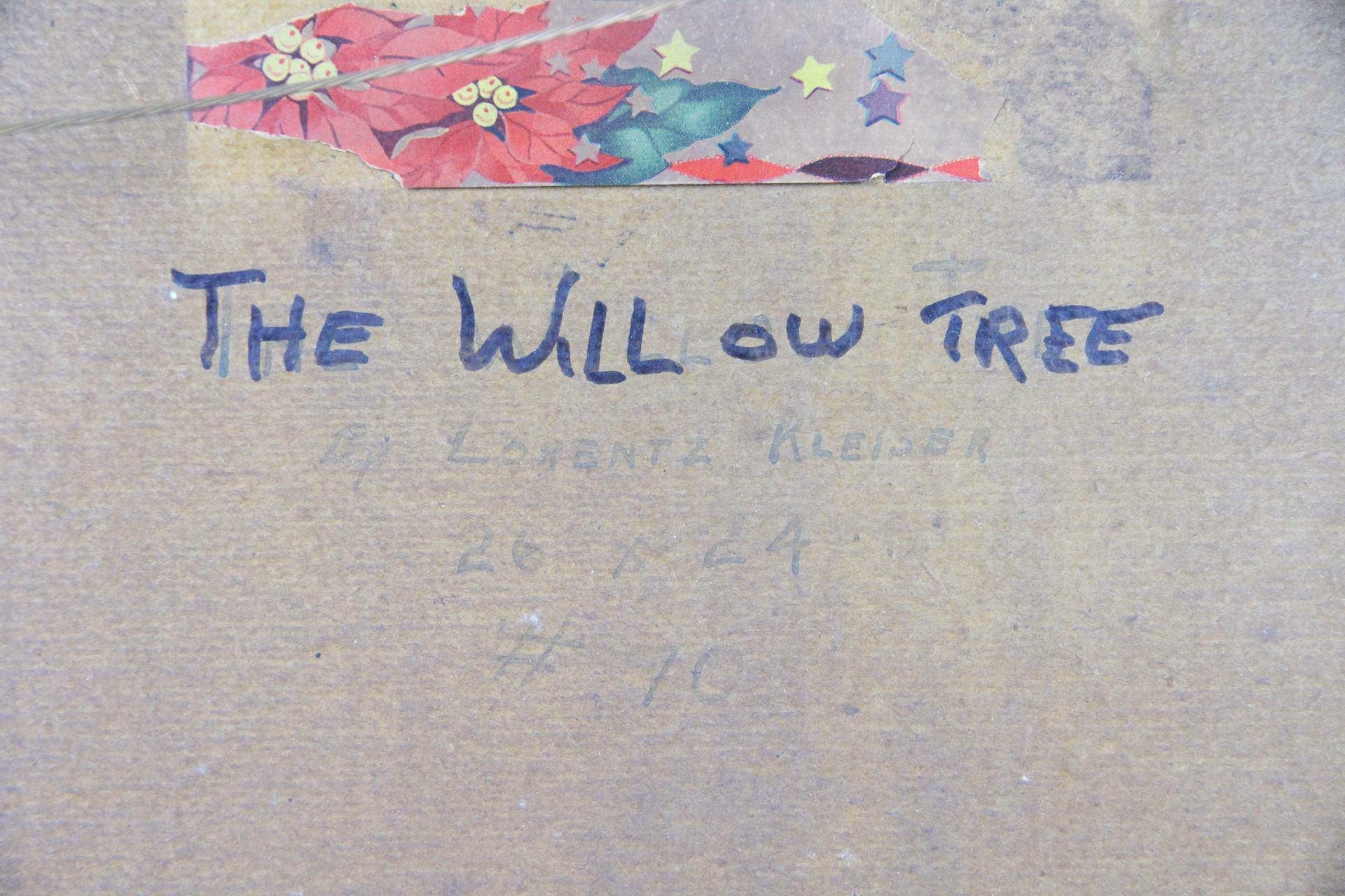 Artwork by Lorentz Kleiser, The Willow Tree