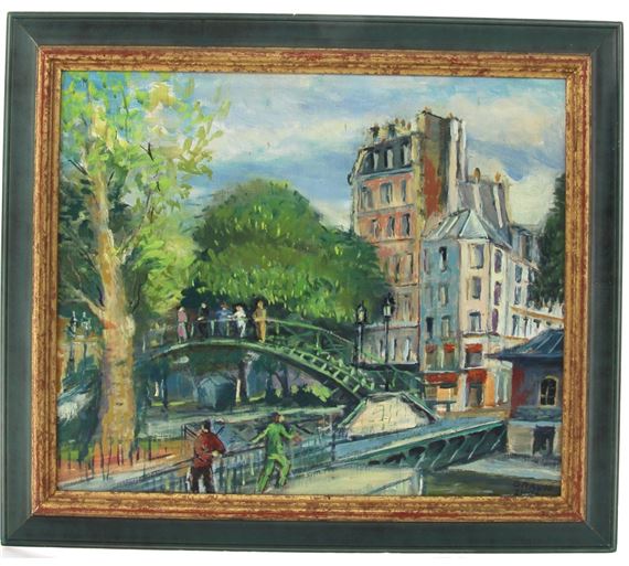 Paris, Canal Saint-Martin by Alain Gravie