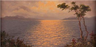 Italian coastal sunset scene - Mario Rossi