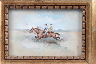 Zwei Reiter - Théodore Fort