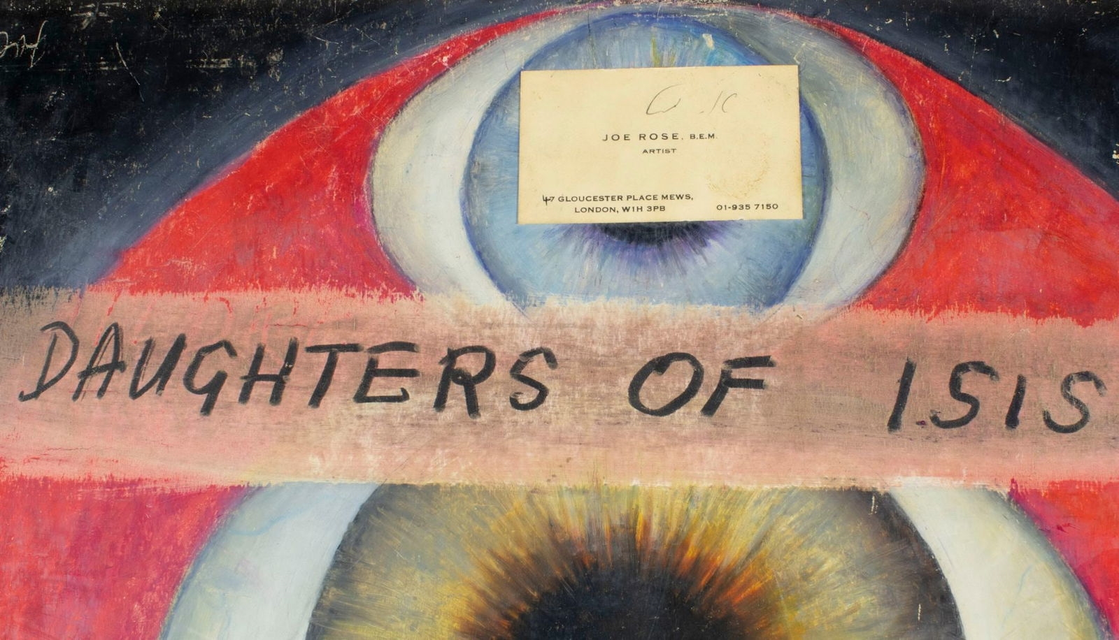 Artwork by Joe Rose, Daughters of Isis, Made of Oil On Board