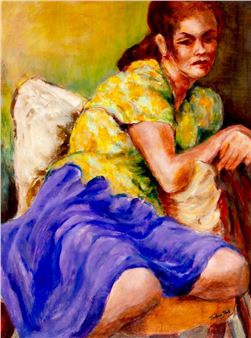 Woman on Chair - Thelma Thal