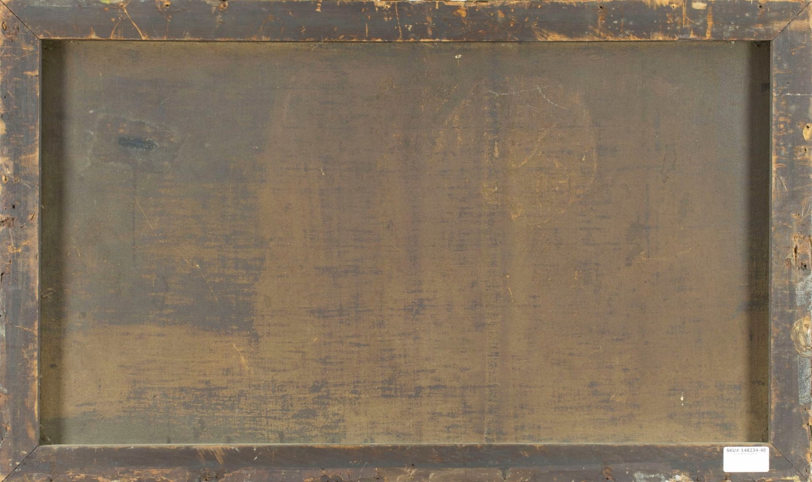 Artwork by American School, 19th Century, Stormy Seascape with Sailboats, Made of Oil On Canvas