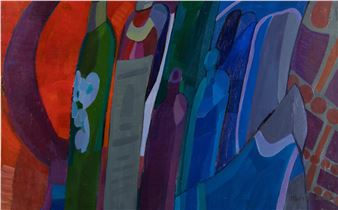 Dans l'atelier de Mireille BINOUX (1929-2014) "Le vertige de la couleur" - Artenchères