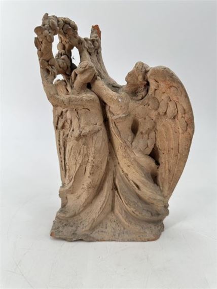 George Van de Voorde | Allegorical study with angels and crown | MutualArt