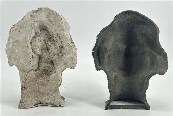 George Van de Voorde | Study of a face in plaster and bronze | MutualArt