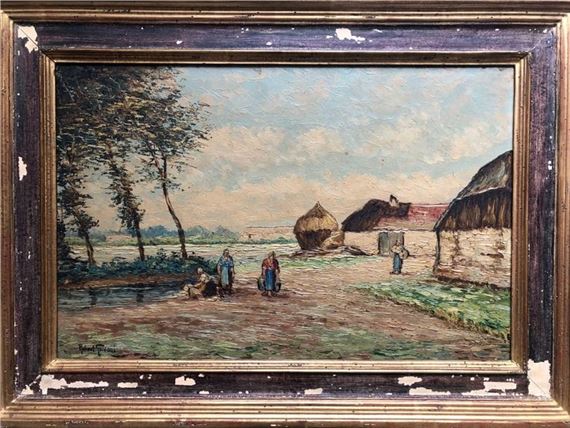 Washerwomen in Normandy - Robert Giovani