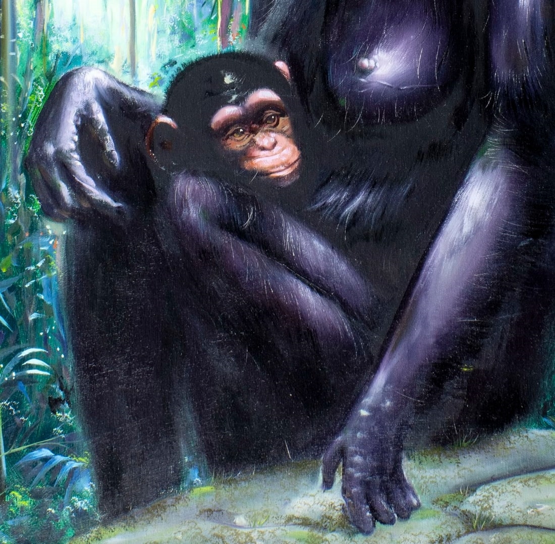 Fernando de Jesus Oliveira | Monkeys - Mother Chimpanzee with Baby ...