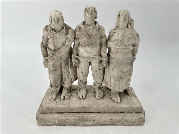 George Van de Voorde | Group with tied figures P | MutualArt
