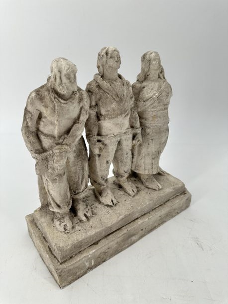 George Van de Voorde | Group with tied figures P | MutualArt