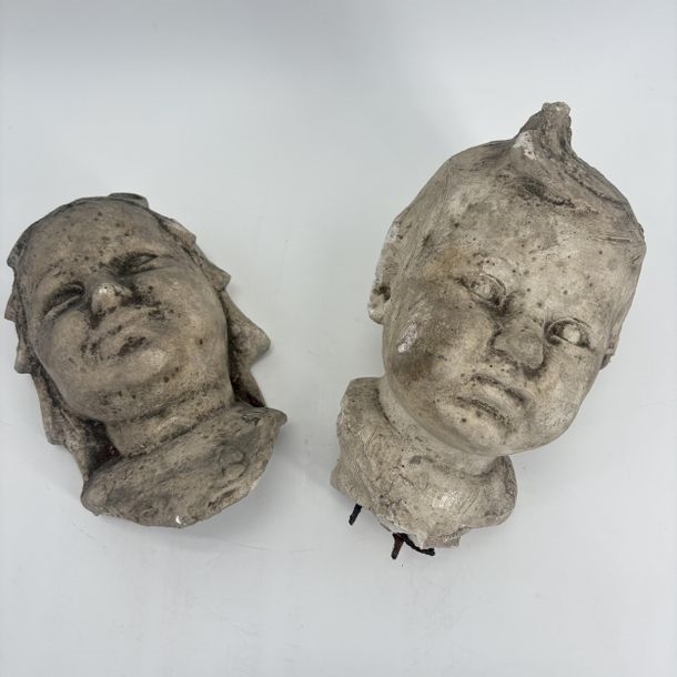 George Van de Voorde | Set of two busts of young children | MutualArt