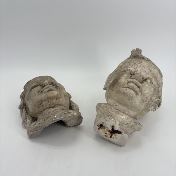 George Van de Voorde | Set of two busts of young children | MutualArt