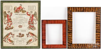 Fraktur birth and baptism certificate - Johann Ritter