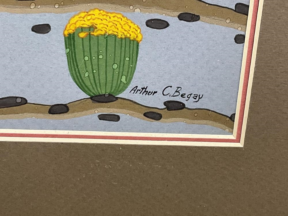 Artwork by Arthur C. Begay, Gouache On Paper, Made of Gouache On Paper