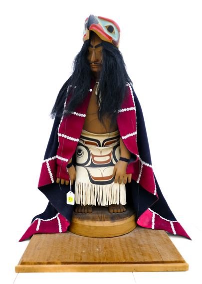NW Coast Eagle Dancer Marionette Cedar by Duane Pasco
