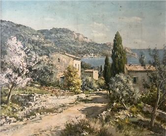 Mediterranean landscape - Lucien Potronat