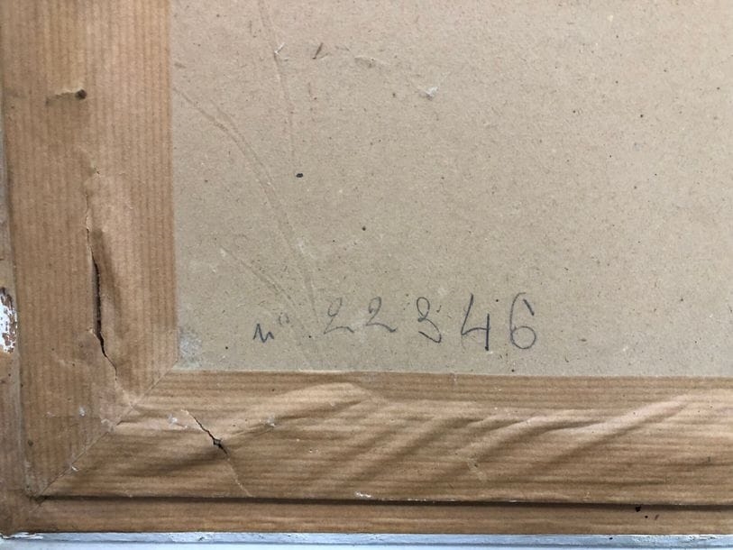 Artwork by Madeleine Renaud, Bouquet of lilacs, Made of Watercolor