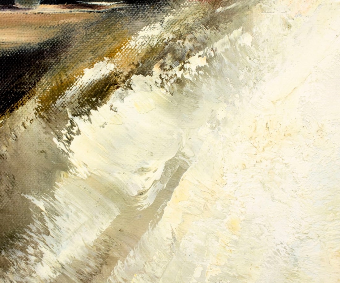 Artwork by European School, 20th Century, Woman Reading Letter, Made of Oil On Canvas