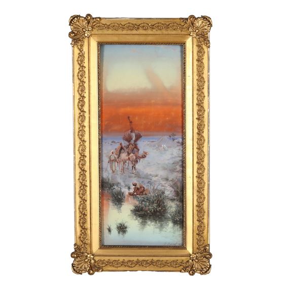 Camel Riders at Sunset - Paul Pascal