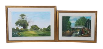 Bridge at Dobb's Weir, Essex - Vernon Good