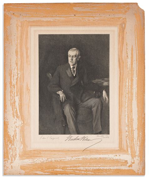 Printed full-length portrait Signed - John Singer Sargent