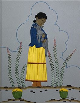 Gouache On Paper - Arthur C. Begay