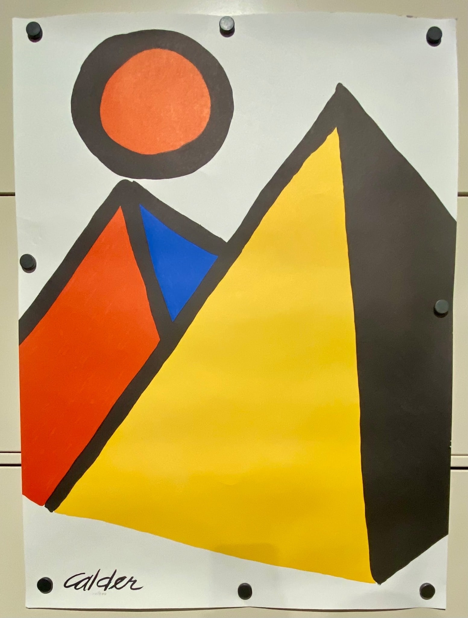 Alexander Calder | Upward and Sun (1975) | MutualArt