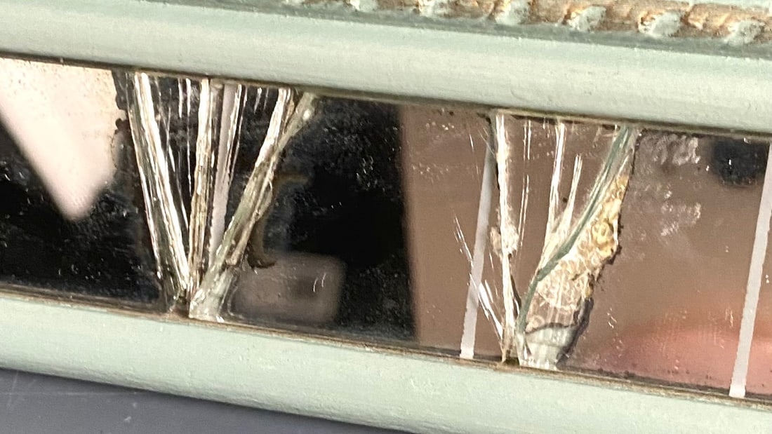 Artwork by Joseph Mallord William Turner, Floral Painting With Mirrored Frame, Made of Oil On Canvas