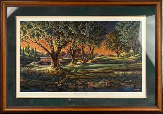Terry Redlin | Spring on the Greens (2001) | MutualArt