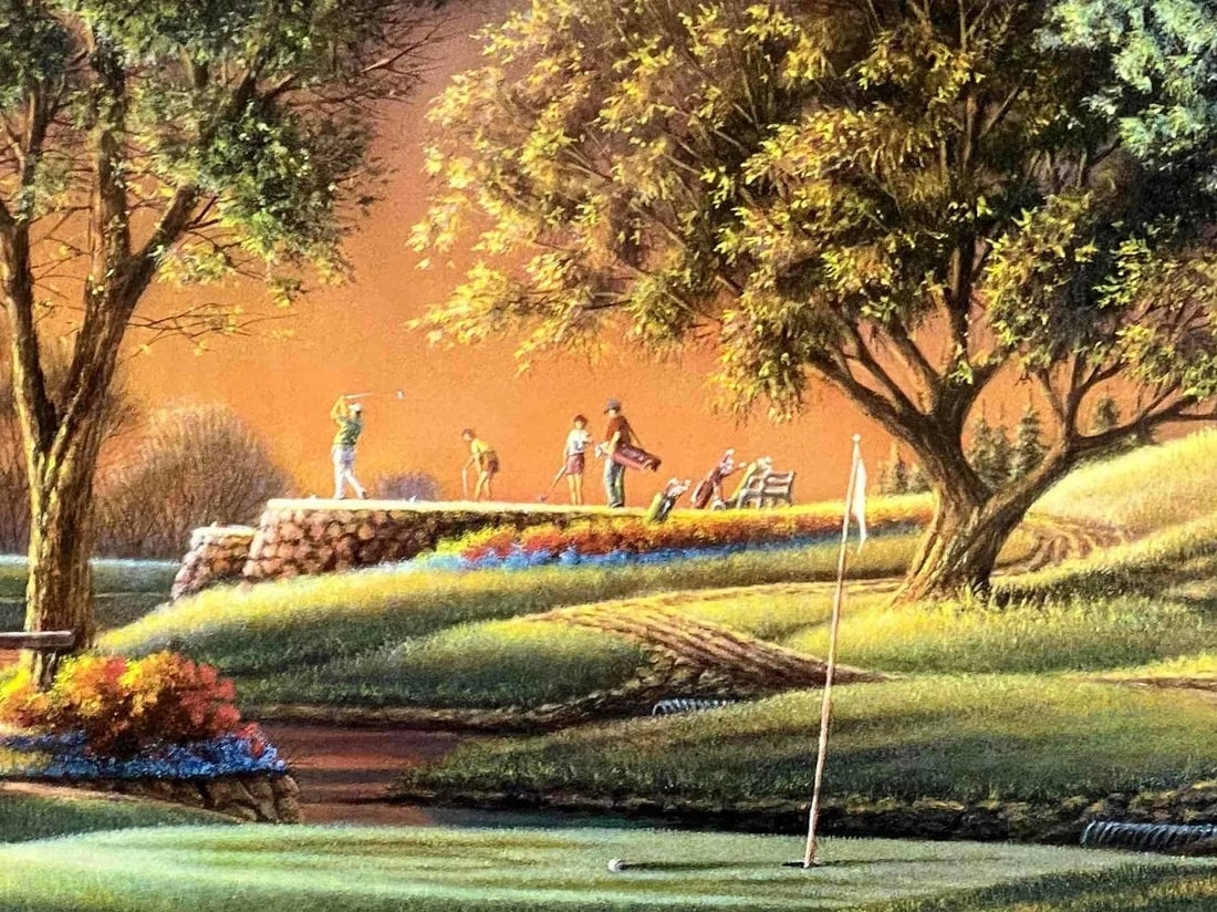 Terry Redlin | Spring on the Greens (2001) | MutualArt