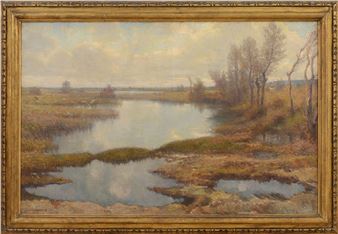 River Landscape - Alberto Cecconi